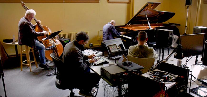 Faculty Improv band Indigo Mist (Photo: courtesy Seattle Channel)