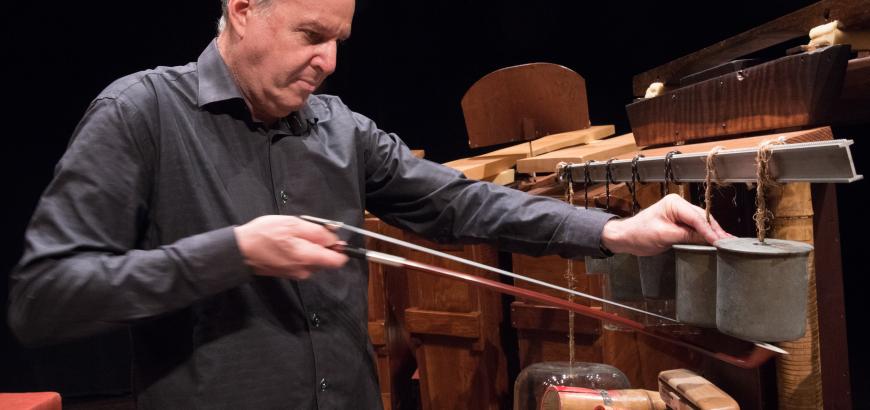 Richard Karpen and Harry Partch instruments