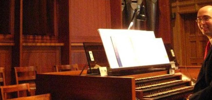 Michael Unger, organ - photo: Kristen Cho