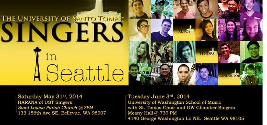 The Santo Tomas University Choir joins the UW Chamber Singers for a concert at Meany Theater on June 23.