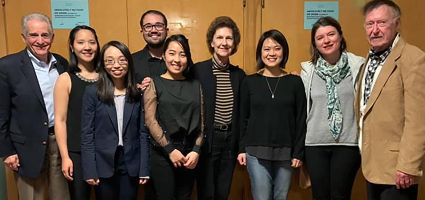 Concerto Competition winners, faculty, and judges. Photo: Sam Kui.