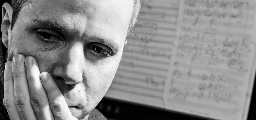 Faculty composer Huck Hodge (Photo: Dennis R. Wise).
