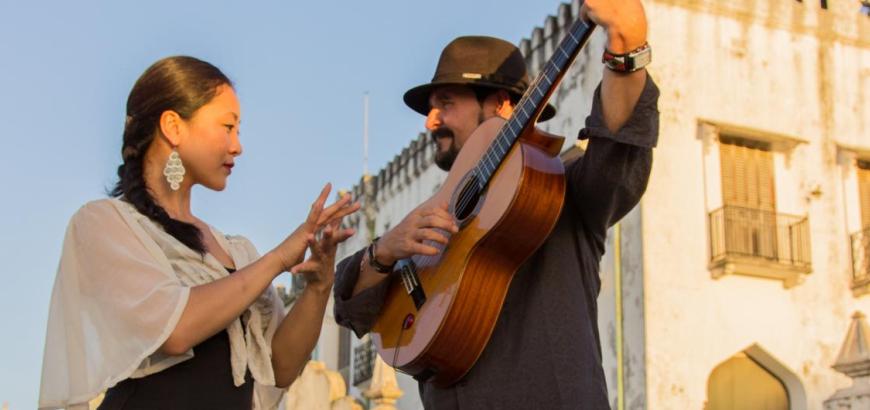 Ricardo Garcia, flamenco guitar (photo N. Calvin)