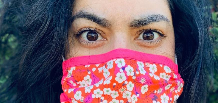 Sarah Kolat has been making masks during the COVID 19 pandemic (Photo: Courtesy Sarah Kolat).