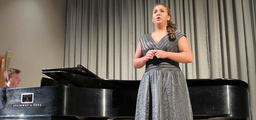 Vocal solo with piano accompaniment