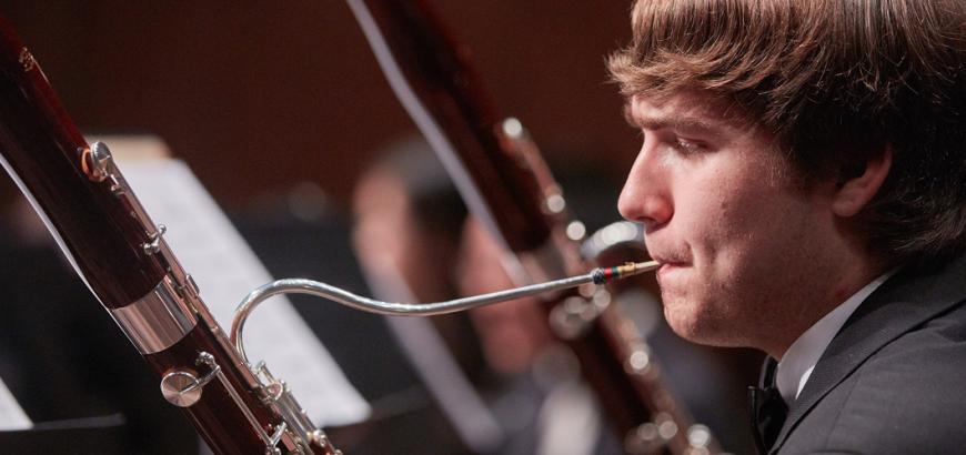 UW Symphonic Band, bassoon (photo: Steve Korn)