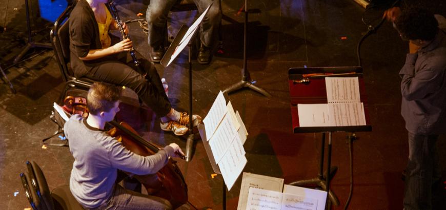 The Talea Ensemble performed works by UW faculty and graduate student composers.