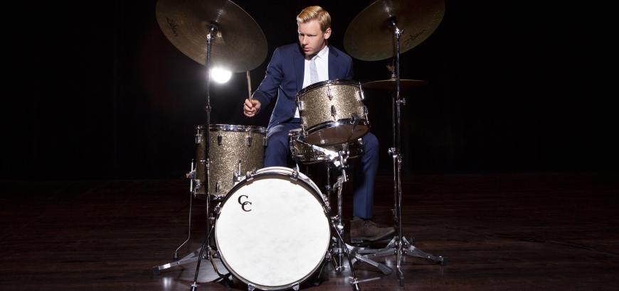 Faculty drummer Ted Poor