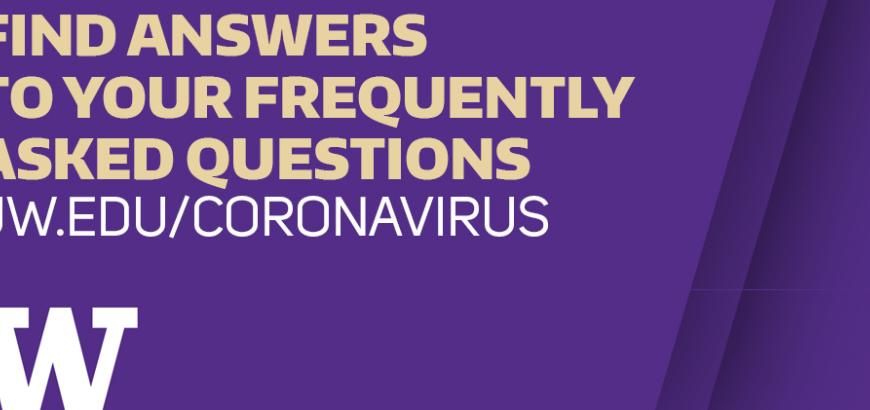 Coronavirus FAQ graphic