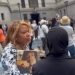 From WHYY News: Charriba Gordon honors son Stephen Hoston III at the Hearing Philadelphia event at City Hall on Saturday, March 29, 2025. (Courtesy Ryan Beppel)