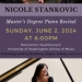 Nicole Stankovic recital flier