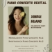 Xinrui Huang Degree Recital Flyer