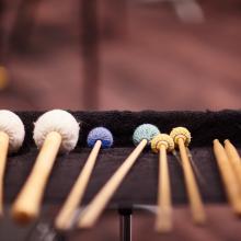Percussion mallet details (photo: Steve Korn).