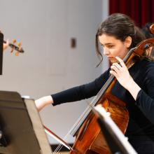 Baroque Ensemble in rehearsal (Photo Raymond Smith/UW Photography).