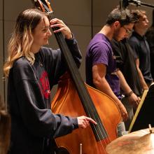 Studio Jazz Ensemble in rehearsal (Photo: UW Photography).