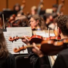 UW Symphony violins