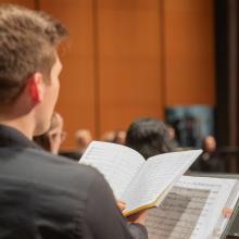 Chamber Singers in rehearsal (Photo: UW Photography)