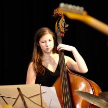 Jazz Studies students perform at the Improvised Music Project Festival (Photo: Steve Korn). 