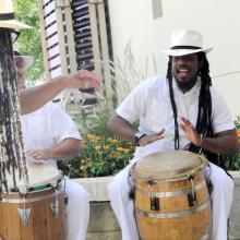 Puerto Rican bomba musician Otoqui Reyes