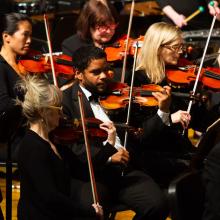 Seattle orchestra Harmonia (Photo: Shaya Lyon). Harmonia orchestra (Shayalyon Photo)