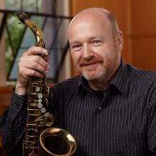 Saxophonist Michael Brockman