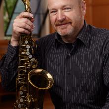 Saxophonist Michael Brockman