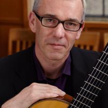 Michael Partington, head of the UW's guitar program (Photo: Steve Korn)