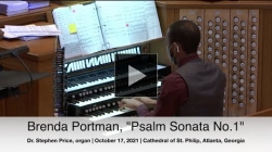  YouTube link to Stephen Price, organist | Brenda Portman, 